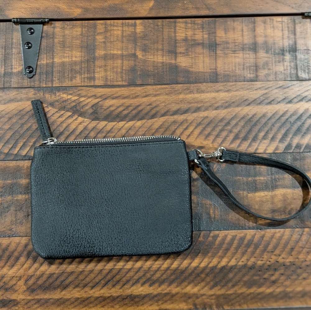 Steve Madden Black Wristlet Clutch - Picture 2 of 8